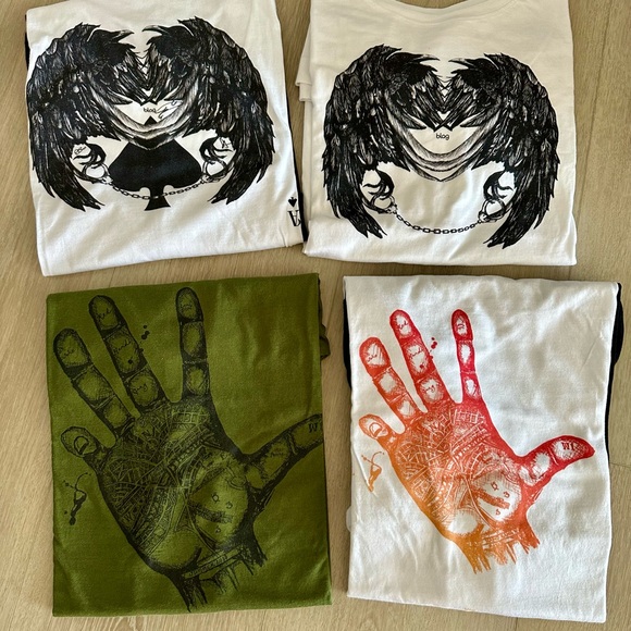 RARE Tom Hardy x UK design duo “blag” signed t-shirts - Picture 1 of 9